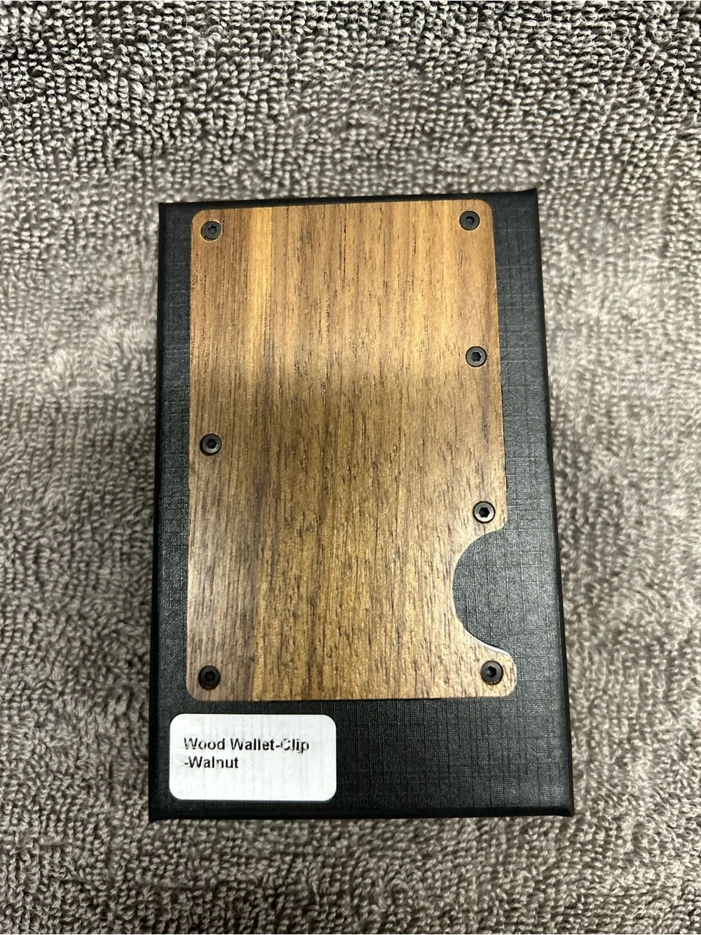 Avantwood wood & resin wallet w/RFID blocking and money clip (choice of styles)